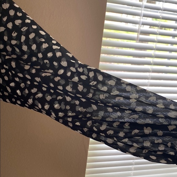 NWT J Crew Long Sleeved Black Maxi Dress size 2X - Picture 5 of 10